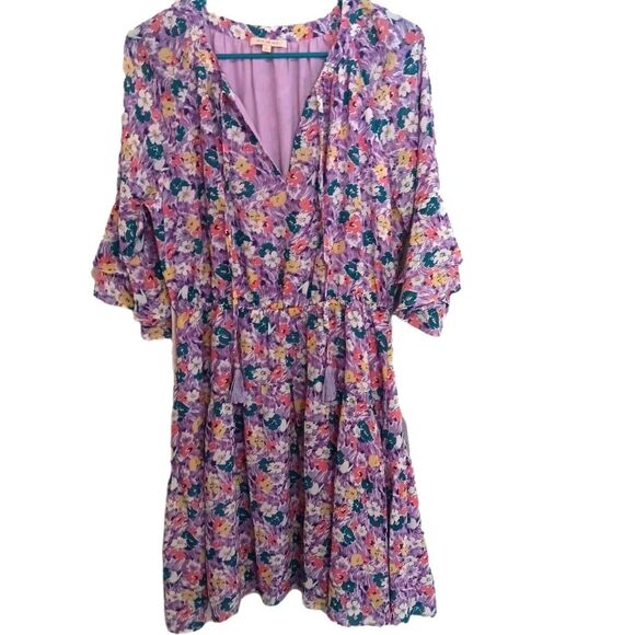 Skies Are Blue Dresses & Skirts - Skies Are Blue Women's M Floral Midi Dress V-neckline, dress flows, party dress